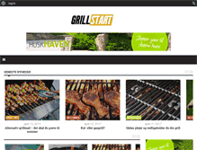 Tablet Screenshot of grillstart.dk